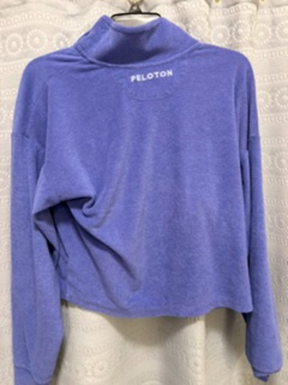 Purple French Terry Top -- Gently Used